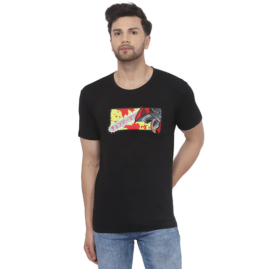Anime-Inspired chainsawman 2 Embroidered T-Shirt