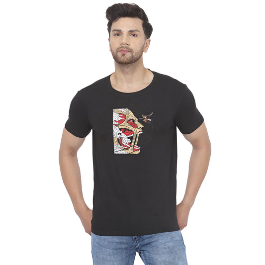 Anime-Inspired Attack on titan Embroidered T-Shirt