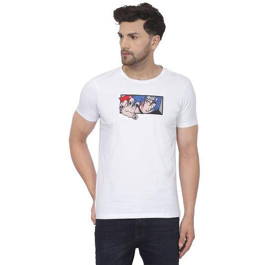 Anime-Inspired Naruto itachi Embroidered T-Shirt